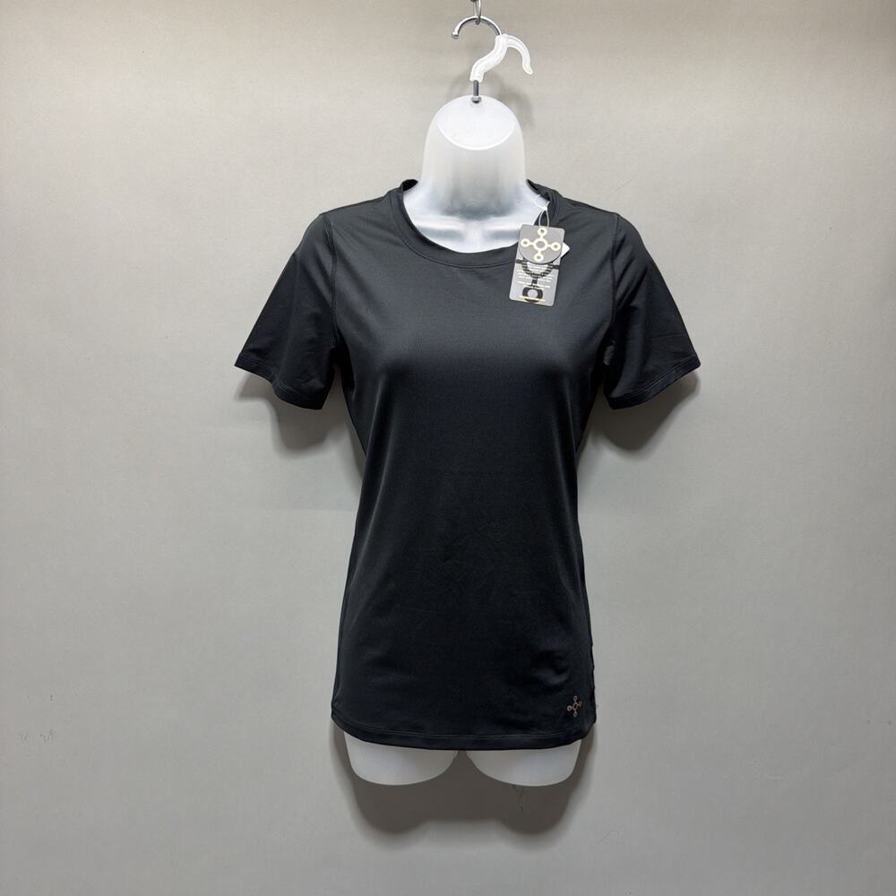 Tommie Copper Core Compression Crew Neck T Shirt Black Womens M NWT